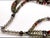 1980s 1960s Gemstone Three Strand Necklace Clear Quartz, Smokey Quartz and Carnelian Fastened With Hook Clasp For Sale - Image 5 of 5