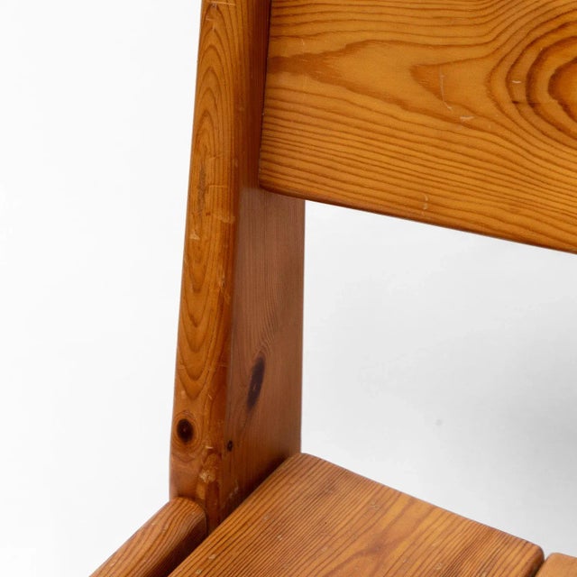 Pine Dining Chairs by Ate van Apeldoorn, 1972, Set of 4 For Sale - Image 10 of 10