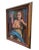 Vintage Framed Acrylic Painting of Nude, Signed Hal Frater For Sale In Los Angeles - Image 6 of 12