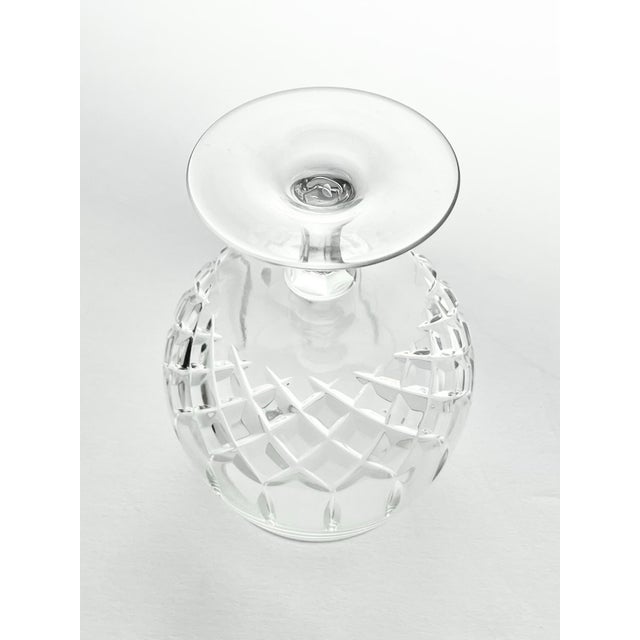 Glass 1980s Vintage Crystal Brandy Snifter Glasses - Set of 4 For Sale - Image 7 of 7