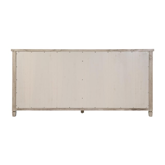 Flagstaff 70 in. W Rectangular Cane 4 Door Sideboard, Desert Sand For Sale - Image 9 of 11