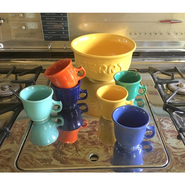 Vintage Pottery Bowl and Mug Set Chairish