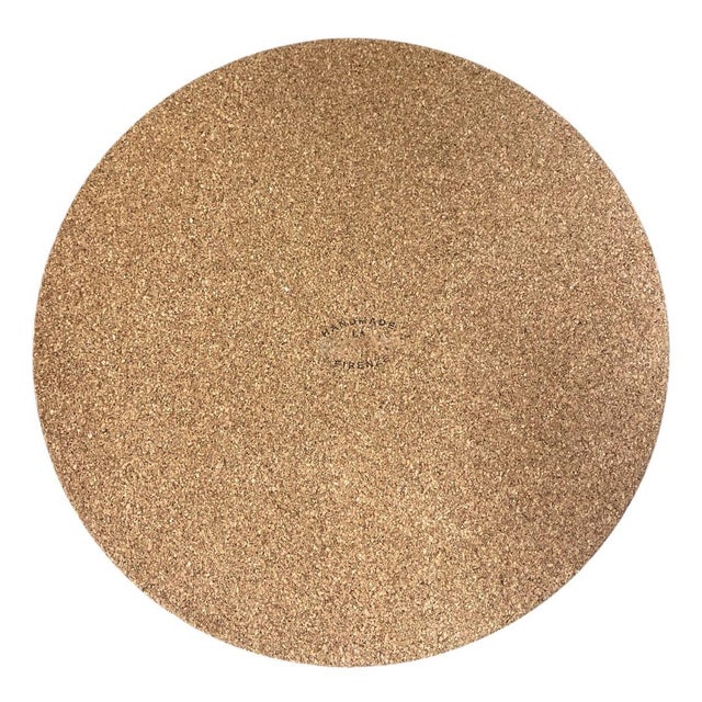 2000 - 2009 Set of 6 Italian La Corallina Firenze Round Lacquered Cork Placemats For Sale - Image 5 of 11