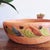 Vintage 1950s Tlaquepaque, México Red Clay Pottery Handmade Bowl For Sale - Image 4 of 5