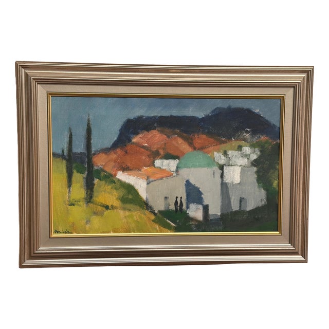 Stig Wernheden, Landscape, 1960s, Oil on Canvas, Framed For Sale