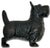 1930s Hard 2 Find Vintage 1930s "Wedge" Type Cast Iron Standing Scottish Terrier - Scottie Dog Doorstop by Spencer Guillford For Sale - Image 5 of 12