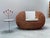 Absolutely fantastic vintage rattan lounge chair in a sculptural egg shape, reminiscent of Udom Udomsrianan’s Nest Chair,...