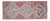 Vintage Faded Pink Turkish Rug 1x3 Hand Knotted Small Boho Mat Wool Runner Decor For Sale