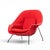 Mid-Century Modern Eero Saarinen for Knoll Mid Century Womb Chair For Sale - Image 3 of 9