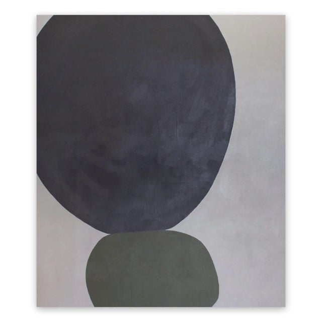 Contemporary Abstract Acrylic on Canvas Painting "Together" by Brooke Noel Morgan For Sale - Image 4 of 4