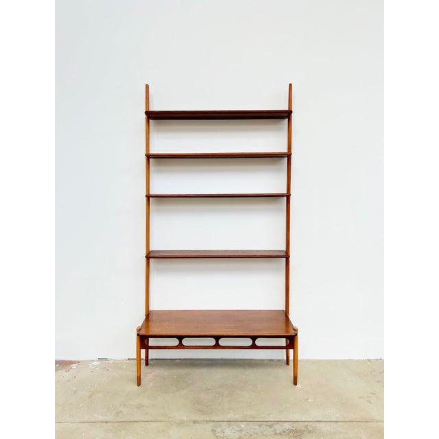 Modular Teak and Beech Wall System attributed to William Watting for Scanflex, Denmark, 1960s For Sale - Image 17 of 17