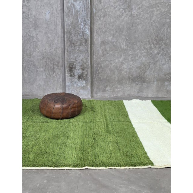 2020s Green Moroccan Rug - 9.6 X 6.7 Ft For Sale - Image 5 of 8
