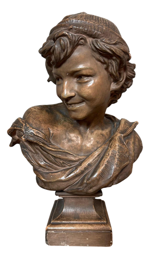 After Jean-Baptiste Carpeaux, Bust, Early 20th Century, Terracotta