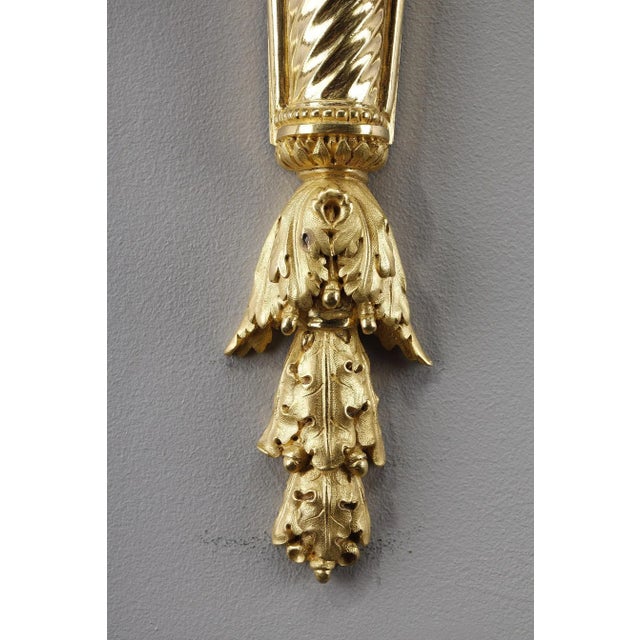 Vintage Golden Candelholder Sconces, Set of 2 For Sale - Image 12 of 13