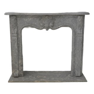 Italian Marble Fireplace Surround For Sale