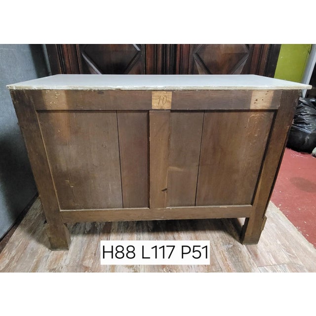 Napoleon III in Walnut and Burr Wood Chest of Drawers, 1850s For Sale - Image 6 of 8