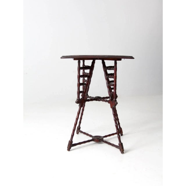 Antique Victorian Occasional Table For Sale - Image 9 of 13