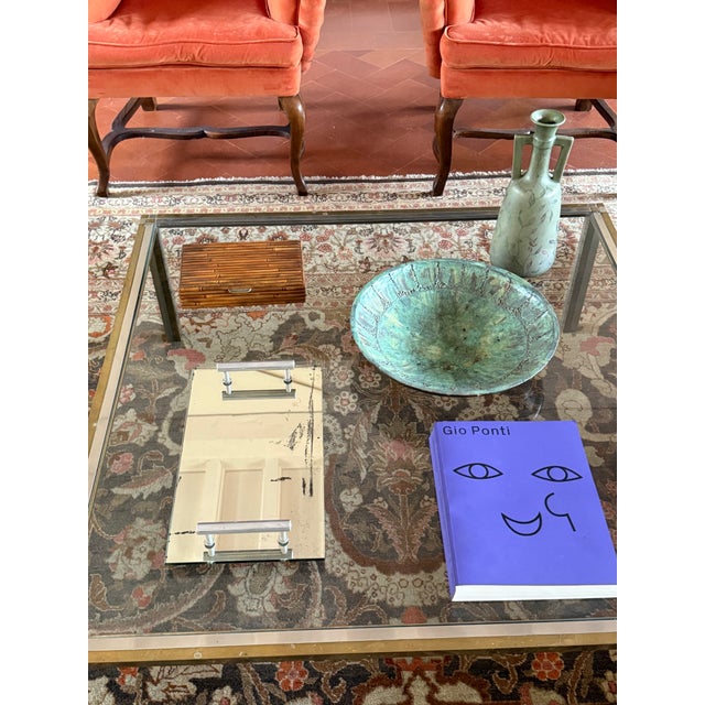 Modernist Mirrored Tray, France 1960 For Sale - Image 4 of 12