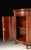 Italian Walnut Burl Serpentine Sideboard With Curved Doors For Sale - Image 4 of 5