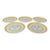 Set of Five Vintage Taste Setter Collection Winking Lion Plates by Sigma Italy For Sale