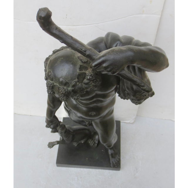 Bronze Grand Tour Bronze the Satyr Silenus For Sale - Image 8 of 14