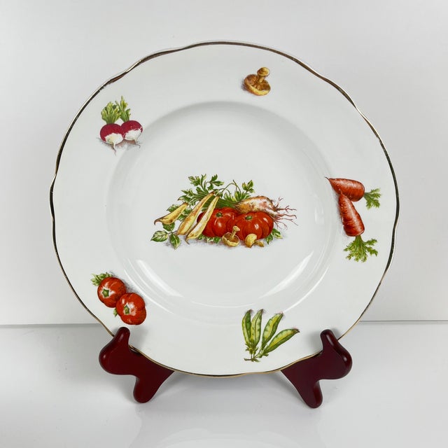 Le Potager Soup Plates from 6 KG Lunéville, 1950s-1970s, Set of 6 For Sale - Image 9 of 10
