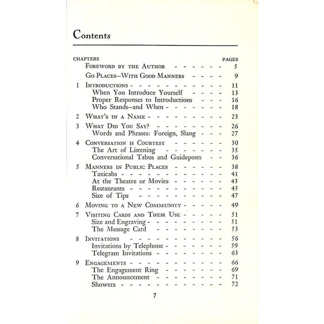 Traditional "Elsa Maxwell's Etiquette Book" 1951 Maxwell, Elsa For Sale - Image 3 of 5