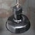 Industrial Vintage Factory Pendant Lamp in Black Enamel and Cast Iron by GAL For Sale - Image 3 of 6