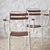 Brown Mid-Century Modern French Stackable Garden Chairs, 1950s, Set of 4 For Sale - Image 8 of 13