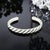 1990s David Yurman Chevron Cuff Bracelet Size M Sterling Silver Estate For Sale In New York - Image 6 of 7
