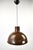 Mid 20th Century Midi Bunker Fog & Mørup Pendant Light by Jo Hammerborg in Chocolate Brown For Sale - Image 14 of 17