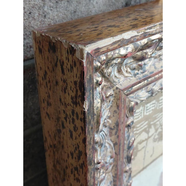 Framed Signed François Fressinier Mixed Media Painting For Sale - Image 9 of 16