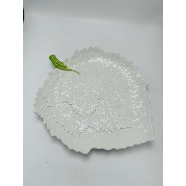 Italian Grape Leaf Design Platter For Sale - Image 3 of 8