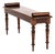 Victorian Mahogany Hall Seat For Sale