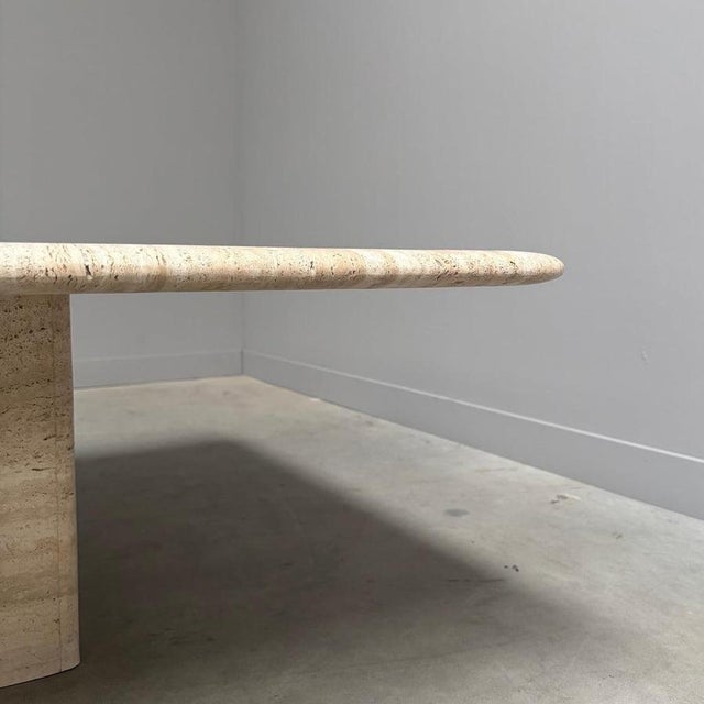 Large Vintage Travertine Coffee Table, 1970s For Sale - Image 13 of 14