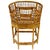 Brown 1970's Brighton Pavillion Chinoiserie Tiger Bamboo Rattan Cane Armchair by Thomasville For Sale - Image 8 of 10