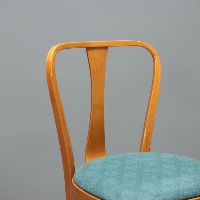 Beech Dining Chairs, 1960s, Set of 6 For Sale - Image 4 of 10