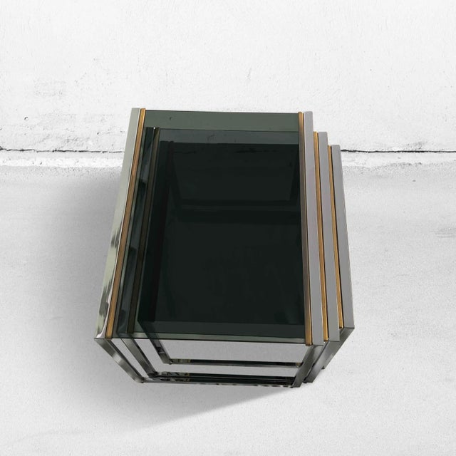 Regency Style Nesting Tables, 1970s, Set of 3 For Sale - Image 7 of 11