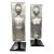 Roy Rasmussen 1971 Monumental Aluminum Sculptures - A Pair For Sale
