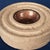 Italian Round Travertine and Copper-Toned Metal Ashtray, 1970 For Sale - Image 16 of 18