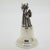 Vintage Italian Silver Brandimarte Silversmith Angel with Instrument Bell, Florence, 1980s For Sale - Image 6 of 15