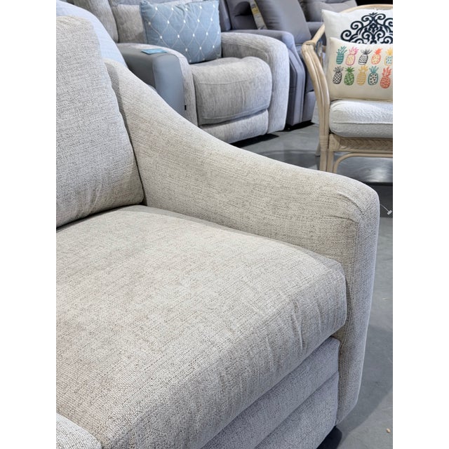 Comfortable Craftmaster Neutral Fabric Sectional Sofa For Sale In New York - Image 6 of 12