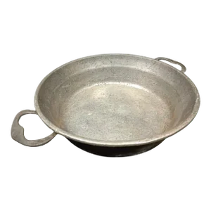 19th Century Pewter Plate With Handle – "Les étains De La Tour"