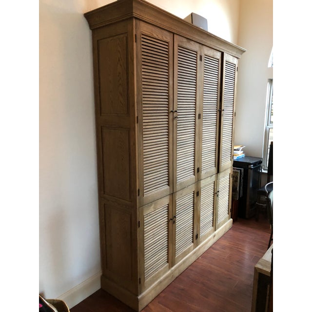 Restoration Hardware Shutter Double Armoire Chairish