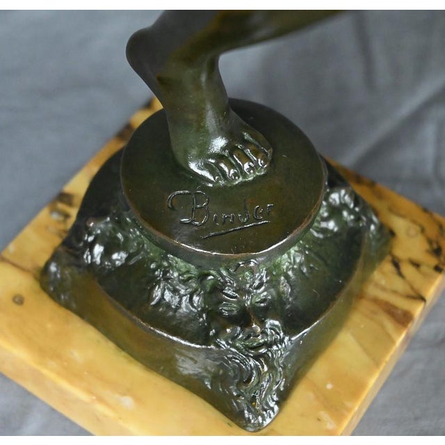 C. Binder, The Dancer with the Tambourine, Early 20th Century, Bronze For Sale - Image 14 of 18