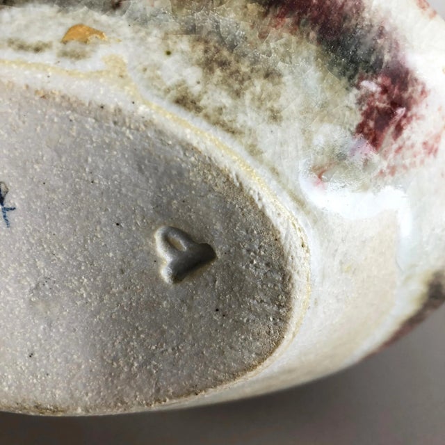 This original vintage studio pottery piece was designed by Ingeborg and Bruno Asshoff and produced in their own studio in...