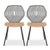 Wood & Wire Chairs by Bend Goods, Pair For Sale