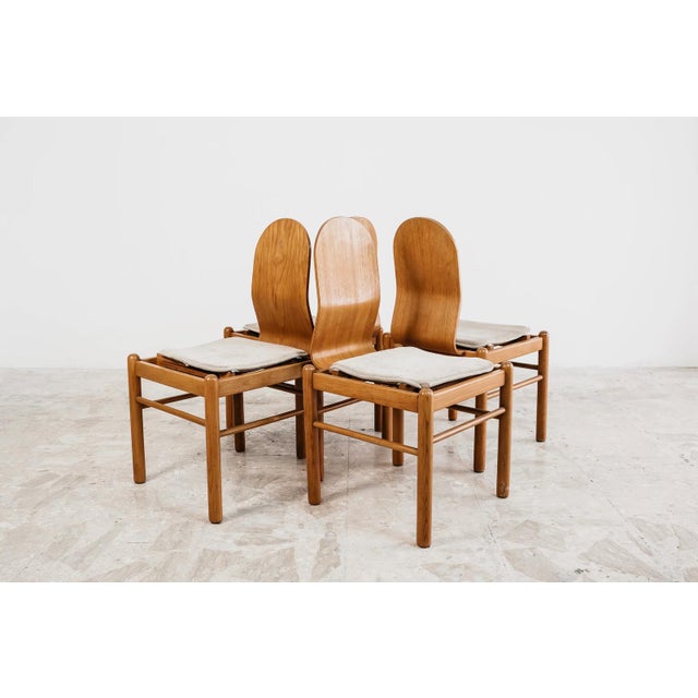 Mid-Century Scandinavian Dining Chairs form JYSK, 1970s, Set of 4 For Sale - Image 13 of 16