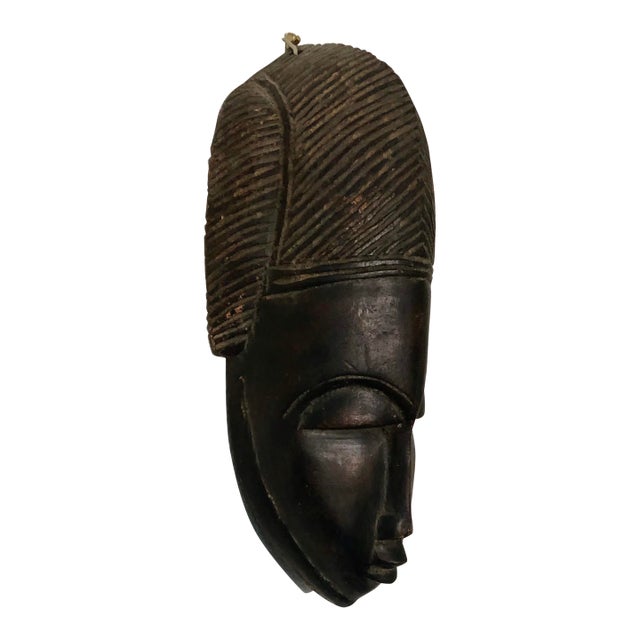 Vintage African Baule Mask For Sale