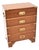 Antique Military Campaign Style Chest of Drawers, 1930 For Sale